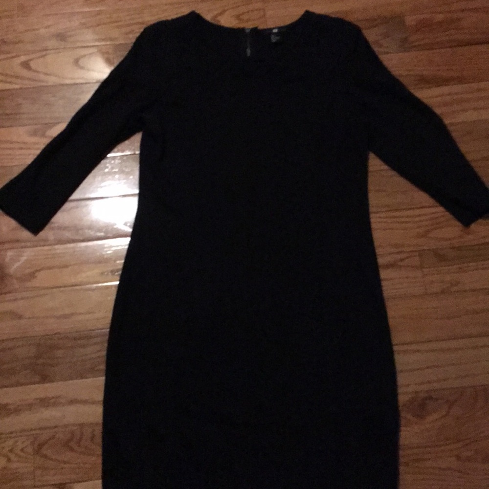 Black sweater dress